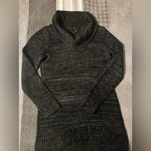 Black and Gray Knit Sweater
